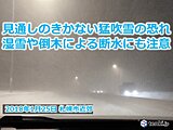 北海道　今夜から明日21日明け方にかけて猛吹雪の恐れ。