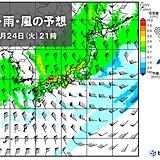 大寒波のピークは今夜からあす　災害級の大雪・台風並みの暴風に警戒　外出は控えて