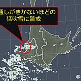 北海道　あす29日にかけて猛吹雪に警戒　来月2日も暴風雪に?