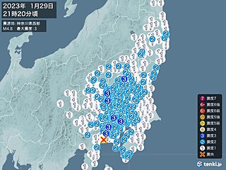 栃木県、群馬県、埼玉県などで震度3の地震　津波の心配なし