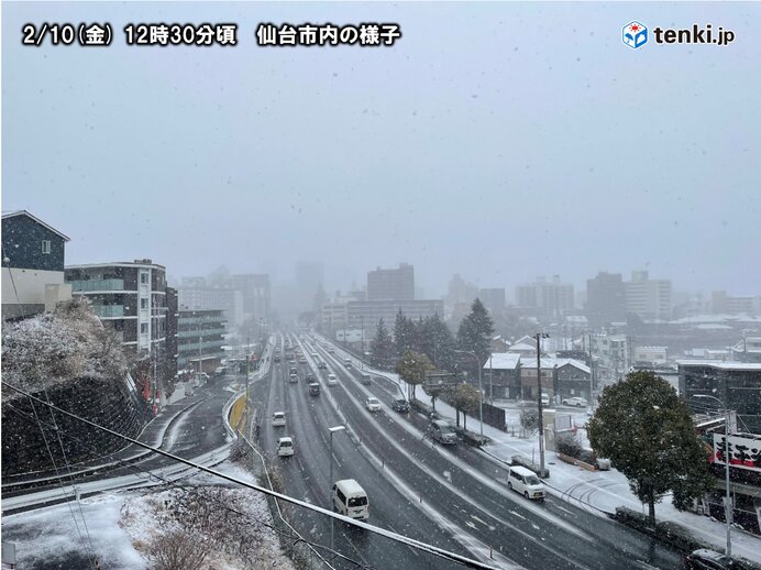 宮城県や福島県を中心にドカ雪の恐れ　帰宅時間帯の交通機関にも影響か