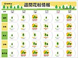 九州　冬の寒さ戻る　週後半はスギ花粉急増のおそれ