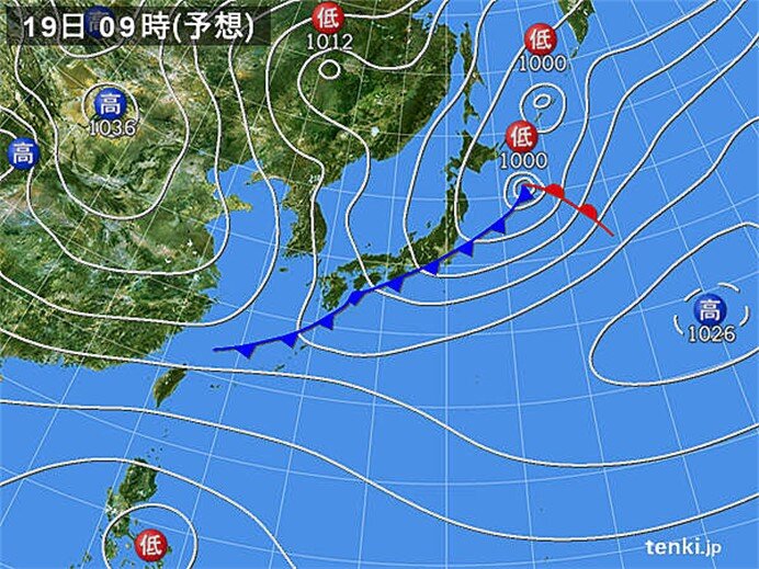 1週目(17日～23日):18日は春本番の暖かさ　多雪地域はなだれに注意