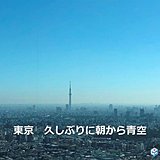 東京都心　快晴　すでに日照5時間以上