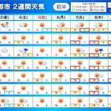 桜のつぼみ　一気に膨らむような陽気続く　東京都心20℃くらいの予想も　2週間天気