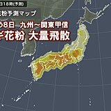 季節外れの暖かさでスギ花粉が大量飛散　連日「非常に多い」　花粉ピークはいつまで?