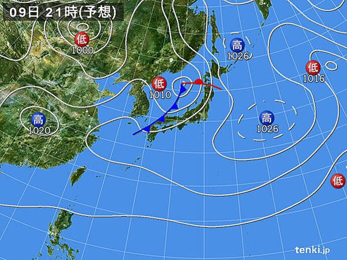 大気の状態が非常に不安定に