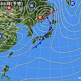 日曜日の夜は九州～東海で雨　月曜日は雨エリア拡大　前線通過　落雷・突風・強雨注意