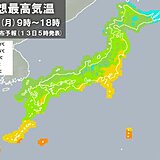 きょう13日　九州から北陸は気温が大幅ダウン　風冷えの一日に　寒暖差に注意