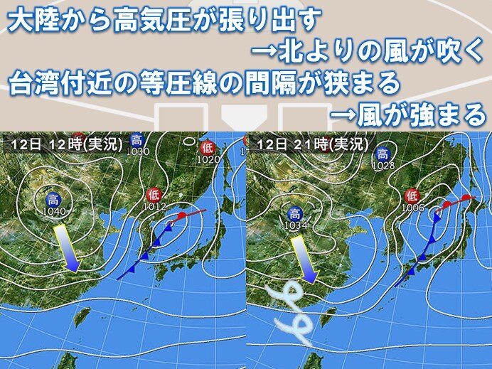 興味深い12日の台中の天気とホームラン　カギは北風に