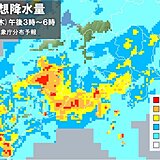 3月として観測史上1位の大雨も　太平洋側は午後も激しい雨に注意　関東も本降りに