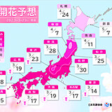 2023年桜開花予想(第6回) 　3月中に続々と桜満開　東北も観測史上最早で開花