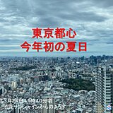 東京都心で今年初めての夏日　3月に夏日になるのは10年ぶり