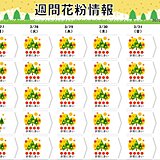 花粉情報　今週は連日「大量飛散」　九州～関東はヒノキがピーク　4月も万全な対策を