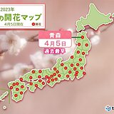 青森で梅開花　統計開始以来最も早い開花に　梅前線と桜前線のデッドヒート