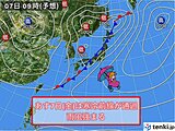 関西　雨のピークはこれから　あす7日(金)の通勤・通学時は横殴りの雨に