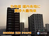 北海道　道内各地に黄砂大量飛来 今夜ピークに