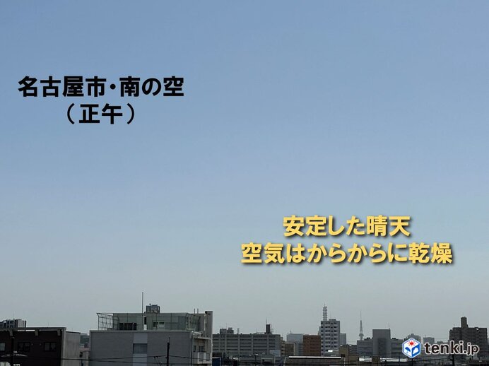 東海地方　あす14日も黄砂が残る　週間天気の見通し