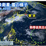 南の海上に熱帯低気圧　24時間以内に台風1号へ