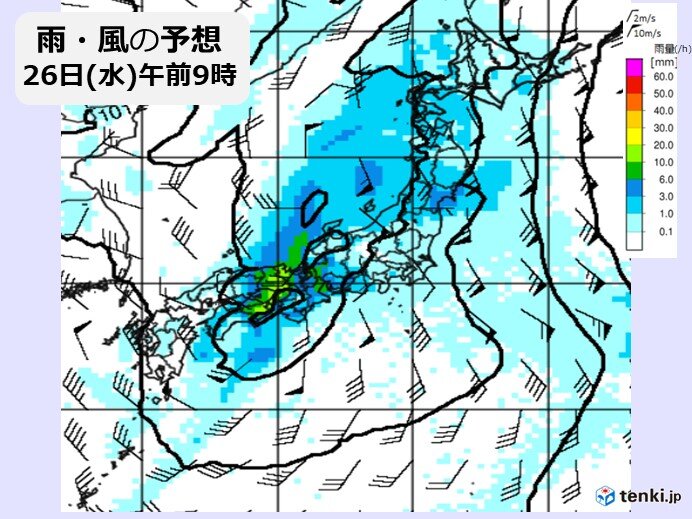 1週目(25日～5月1日):26日(水)と30日(日)は荒天の恐れ