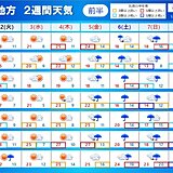 ゴールデンウィーク中盤は晴れて暑くなる所も　6日頃は大雨の恐れ　東北2週間天気