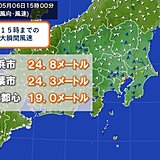 東京都心、神奈川、千葉などで強風　関東南部は今夜にかけて注意　交通に影響も