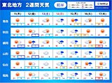 土日は天気ぐずつく　14日母の日は雷雨の恐れ　20日頃は荒天か　東北2週間天気