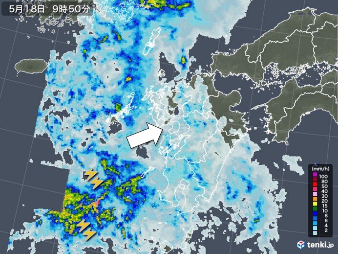九州 19日(金)にかけて南部中心に大雨の恐れ 落雷や竜巻などの激しい突風にも注意を