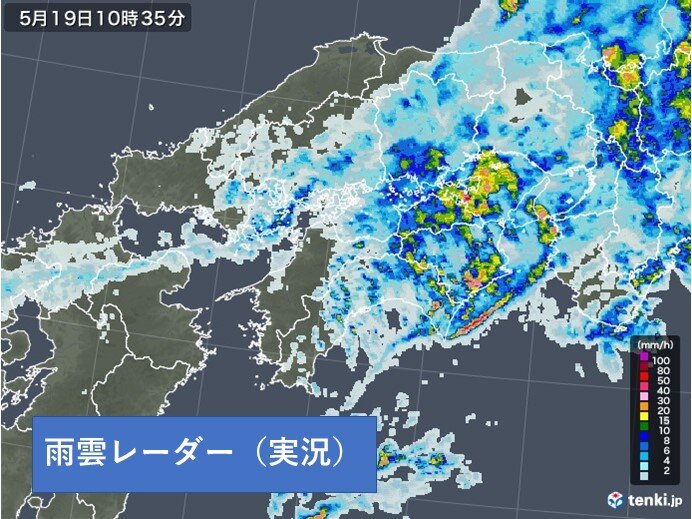 中国地方　午後は西から天気持ち直す　週末は日中は大体晴れ　朝晩は東部で雨の所も