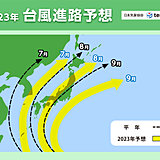 2023年台風の見通し　梅雨時期の夏の前半に接近数が多い可能性　早めの台風対策を