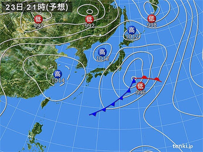 東北や関東甲信は傘が手放せない一日
