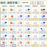 東北　来週は前線と台風2号の動きに注目　離れていても油断せず