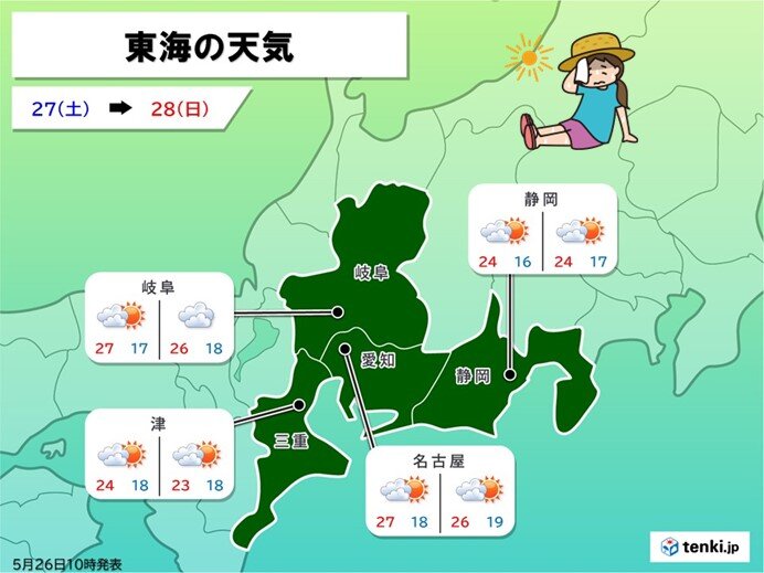 土日は貴重な晴れ間　日差しを有効に