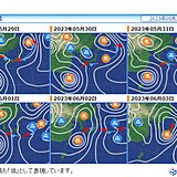 関東甲信など5月中に梅雨入りか　台風2号の進路によらず　大雨に警戒が必要に