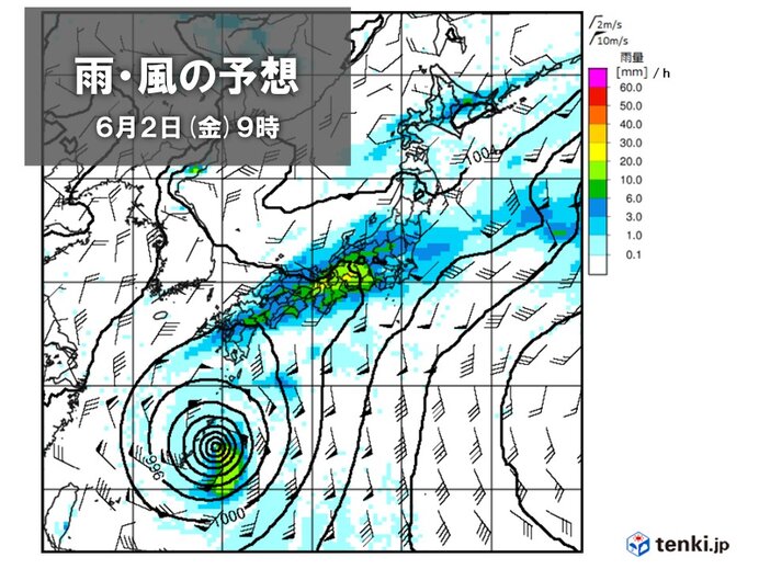 台風と梅雨前線　西日本や東日本で大雨に警戒