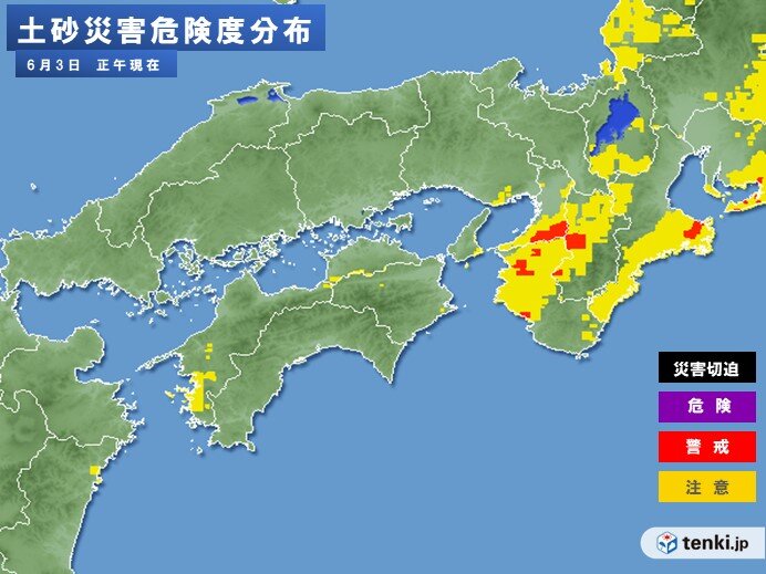 関西　週末は大体晴れも土砂災害や河川の増水には注意して!　次の雨は火曜日ごろに