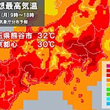関東　すでに30℃に迫る暑さも　東京都心は18日ぶり「真夏日」か　熱中症対策を