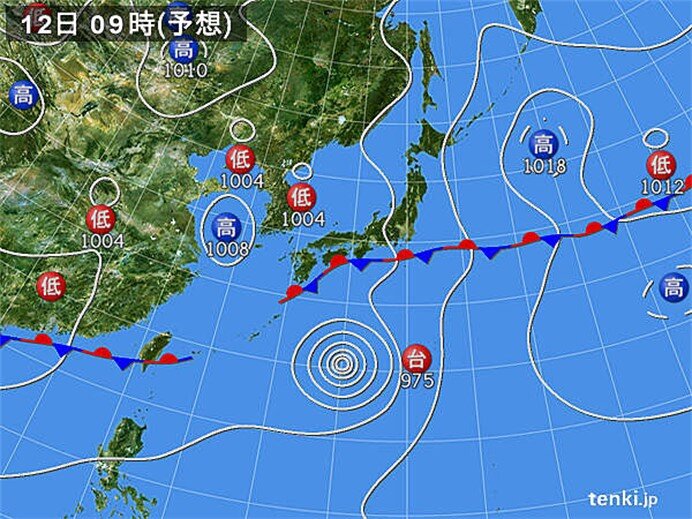 週明け　九州～関東の太平洋側で局地的な大雨の恐れも