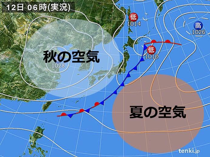 今秋一番の冷え込みの中　父島で30度に