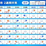 2週間天気　20日も貴重な晴れ間　九州～東北　梅雨の最盛期へ　大雨と熱中症に注意