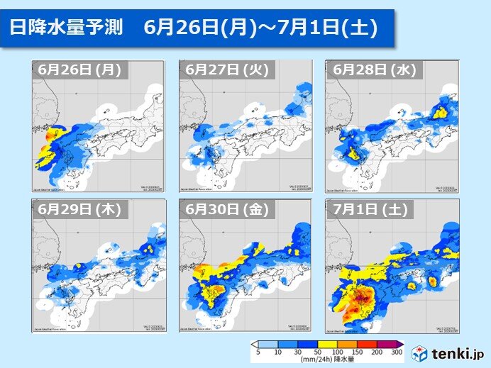 週明けは再び雨に　次の週末は大雨の恐れも