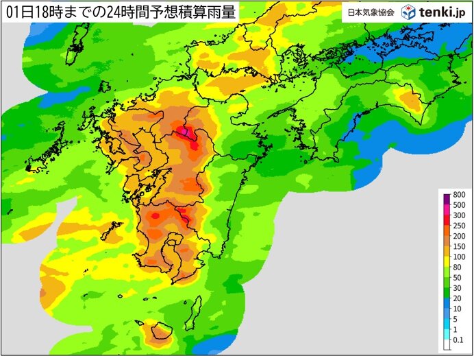 九州　夜間も雨のピーク続く　線状降水帯発生で大雨災害の危険度が急激に高まる恐れ(気象予報士 吉田　友