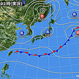 15日　関東と東海は雲が主役　急な雨も