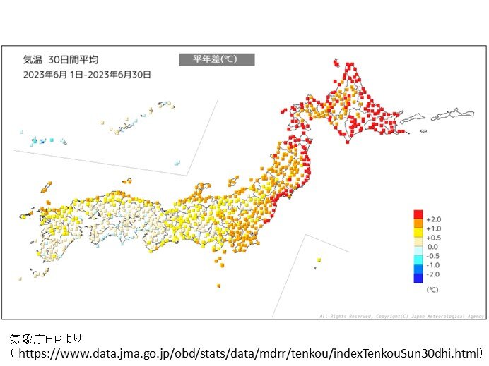 6月は西・東日本で大雨　北日本で高温に　梅雨明けと盛夏～初秋の暑さの見通し(気象予報士 白石　圭子)