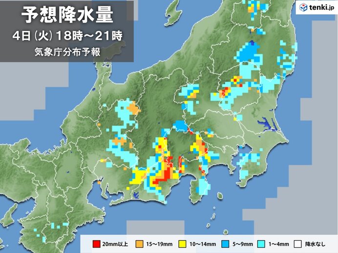 東海～北海道は天気急変に注意