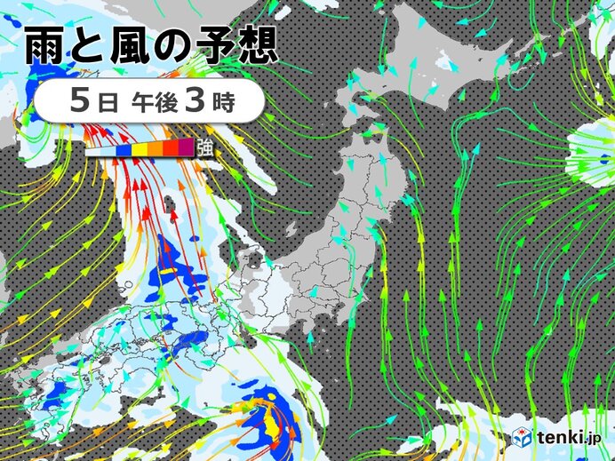 非常に激しい雨や激しい雨の恐れ