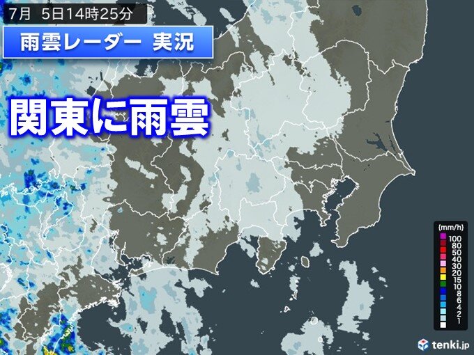 関東　今夜～あす明け方まで広く雨　あす・あさっては梅雨の晴れ間　今年猛暑日最多か