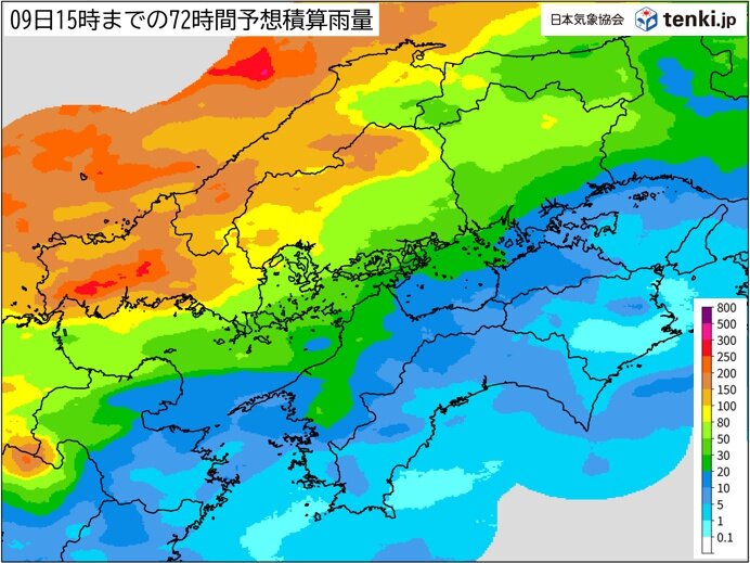 中国地方も警報級の大雨の恐れ
