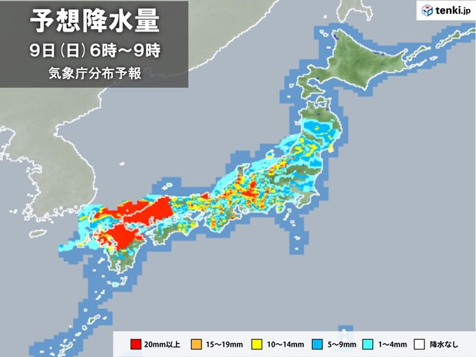 梅雨末期の大雨　ピーク今夜～9日　11日まで長引く予想　大雨災害さらに拡大の恐れ(気象予報士 吉田　友海)