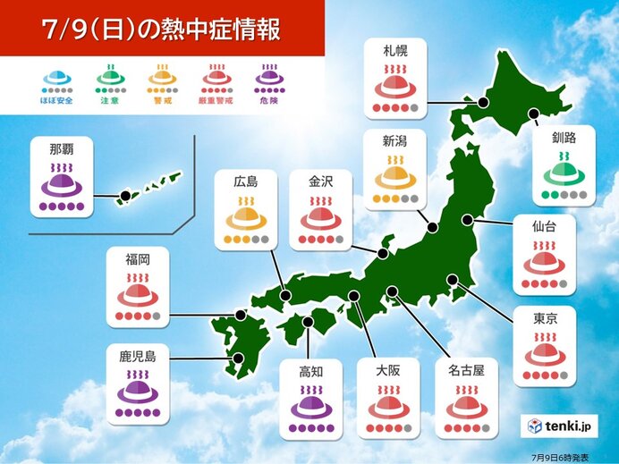 気温も湿度も高い